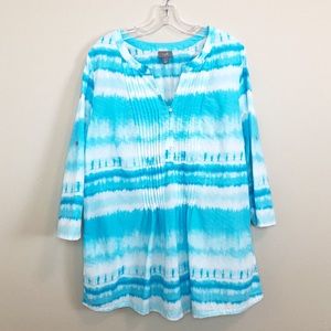 J. Jill / Turquoise Tunic/Beach Cover Up